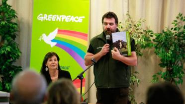 Greenpeace-Schulung zum Thema Öko-Landwirtschaft in Ungarn. 