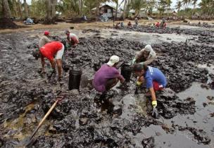 oil spill cleaning Philippines