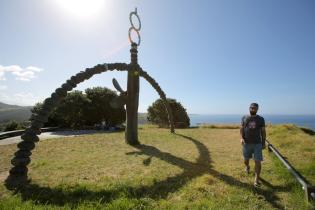 Rainbow Warrior-Denkmal in Neuseeland