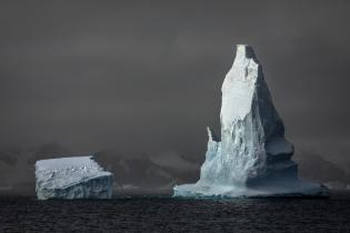 Eisberge bei den südlichen Orkney-Inseln
