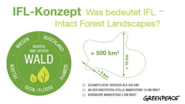 Grafik IFL-Konzept: Was sind intakte Waldlandschaften