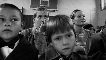 Schulklasse Sewersk/Tomsk-7, Kinder der Grundschule von Naumowka, September 2005