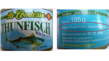 Kennzeichnung Fischprodukte: La Comtesse