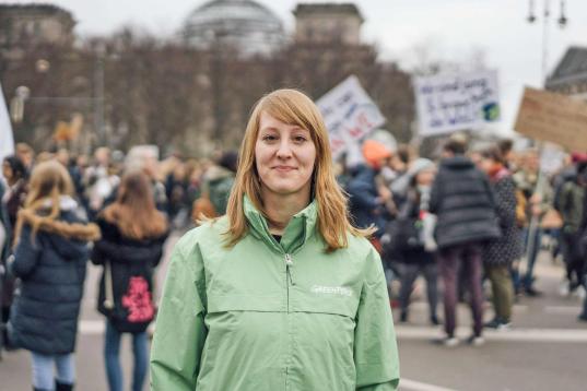 Lisa Göldner, Klima-Expertin von Greenpeace
