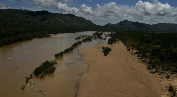Überschwemmung in Australien nach starken Regenfällen im März 2011