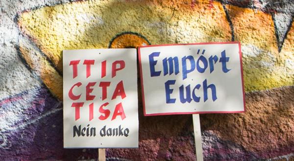 Demonstration gegen TTIP, November 2014