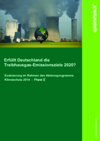 Erfüllt Deutschland die Treibhausgas-Emissionsziele 2020? 