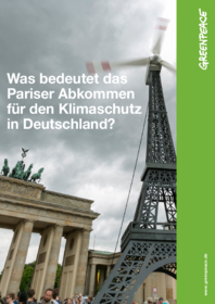 Klimaschutz in Deutschland nach dem Pariser Abkommen