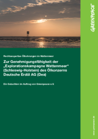 Rechtsexpertise Ölbohrungen im Wattenmeer