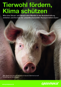 Wie eine Steuer auf Fleisch eine Wende in der Nutztierhaltung einleiten und Anreize für umweltschonenden Konsum liefern kann