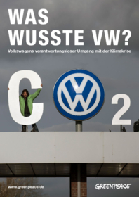 Volkswagens verantwortungsloser Umgang mit der Klimakrise – Kurzinfo “Was wusste VW?