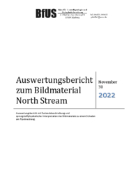 Nord-Stream: Auswertung des Bildmaterials
