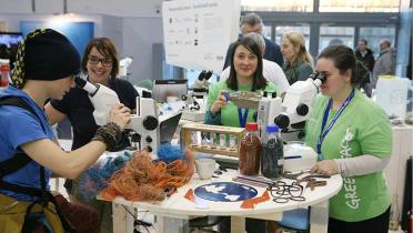 Gruppe von Greenpeace-Aktivisten