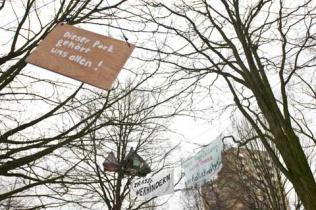 Protest gegen Fernwärmetrasse Moorburg