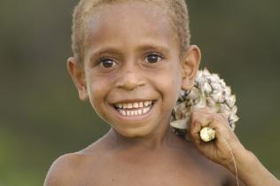 Boy in Papua New Guinea