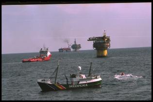 Brent Spar Occupation in the North Sea
