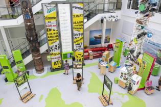 Exhibition in Greenpeace Office Building in Hamburg