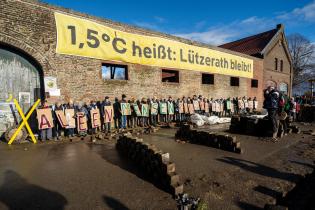 Protest in Lützerath 8.1.2023