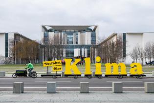 Protest gegen Mobilitätsgipfel in Berlin