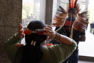 Indigenous Leaders from Brazil visit Brussels to Oppose the EU-Mercosur Trade Agreement