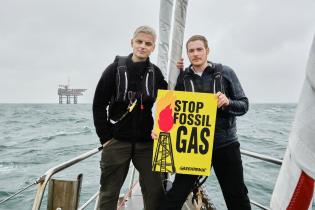 Philip Froissant and Fabian Grischkat for a Fossil Free Future in Germany