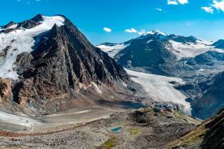 Glacier Comparison Karlesferner Glacier in Austria