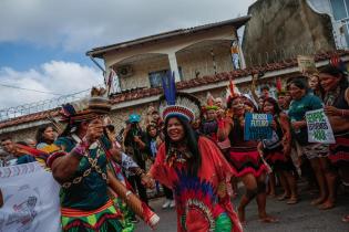 Indigenous March kicks off second week of COP30 in Belém