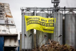 Protest against Factory Farming in Alt Tellin, Germany