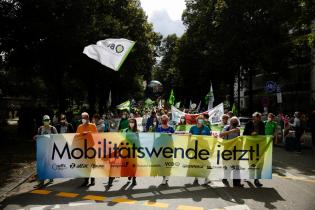 Demonstration zur IAA (Internationale Automobil-Ausstellung) in München, September 2021