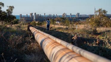 Woodside's Burrup Hub Gas Pipelines in Western Australia