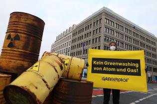No Greenwashing of Nuclear Power Action