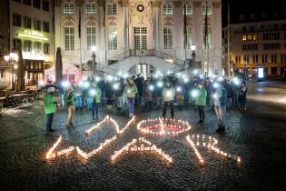 Vigil in Bonn for Peace in Ukraine