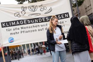 Group Action Day for Climate-Friendly Diet in Cologne