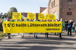 Demonstration in Lützerath 11. November 2022