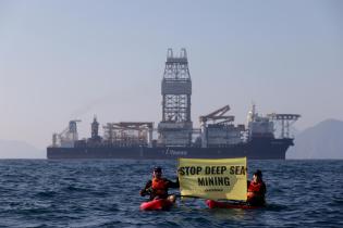 Protest against Deep Sea Mining Vessel in Mexico