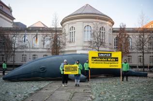 Greenpeace Germany submits legal opinion on nationalization of gas company Uniper