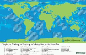 Globale Karte der Meeresschutzgebiete