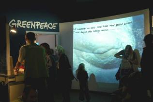 Impression der Greenpeace-Ausstellung im SeaLife-Center Oberhausen