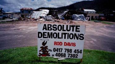 Flut in Australien nach Unwetter La Nina im März 2011