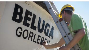 Die Beluga hat einen neuen "Heimathafen" 05/17/2013