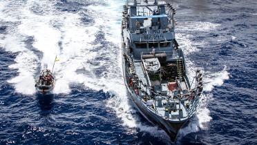 Schlauchboot und Explorer II