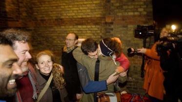 Freilassung der Greenpeace-Aktivisten in Kopenhagen, Juni 2010