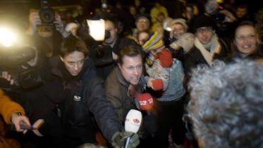 Freilassung der Greenpeace-Aktivisten in Kopenhagen, Juni 2010