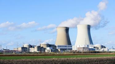 Das Atomkraftwerk Doel in Belgien