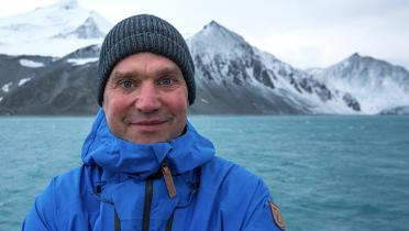 Porträt Thilo Maack in der Antarktis