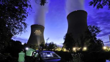 AKW Gundremmingen, 6.6.2011: "Jeder Tag Atomkraft ist einer zu viel" 