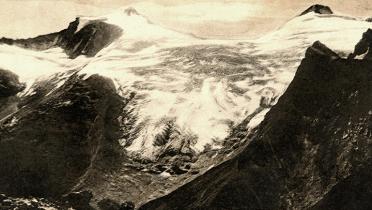 Gletschervergleich: Der Hintertuxer in einer Aufnahme von 1924