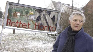 Horno, ein sorbisches Dorf in der Lausitz, musste 2004 dem Braunkohle-Tagebau Jänschwalde Nord weichen