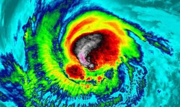 Satellitenbild von Hurrikan Irma
