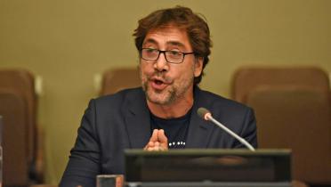 Javier Bardem redet vor UN